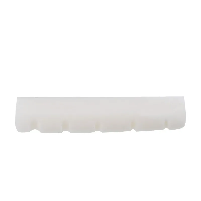 Оптовая продажа 10 шт./лот 6 мм шлицевые басовые гайки с реальной костью 5 струн для