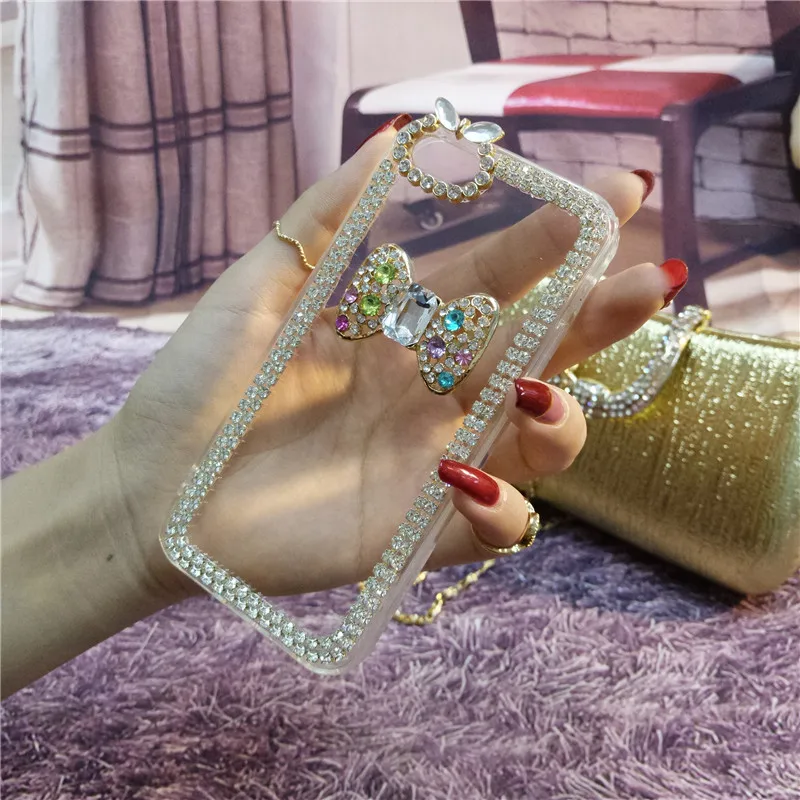Luxury Rhinestone Diamond Bling Claw Chain Jewelry Phone Case Cover for SamsungS6 S7 S8 S9 S10 S20 S21 PLUS Note5 8 9 10 20 | Мобильные