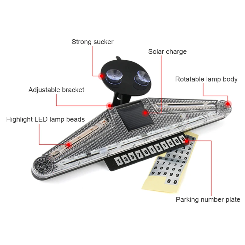 ZD Автомобильный задний Солнечный стробоскоп светодиодный светильник для Kia Rio 3