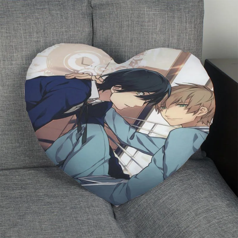 Pillowcase Новое поступление Наволочка на молнии, наволочка, наволочка в форме сердца, размер 41x36 см, 47x42 см - Цвет: Pillowcase