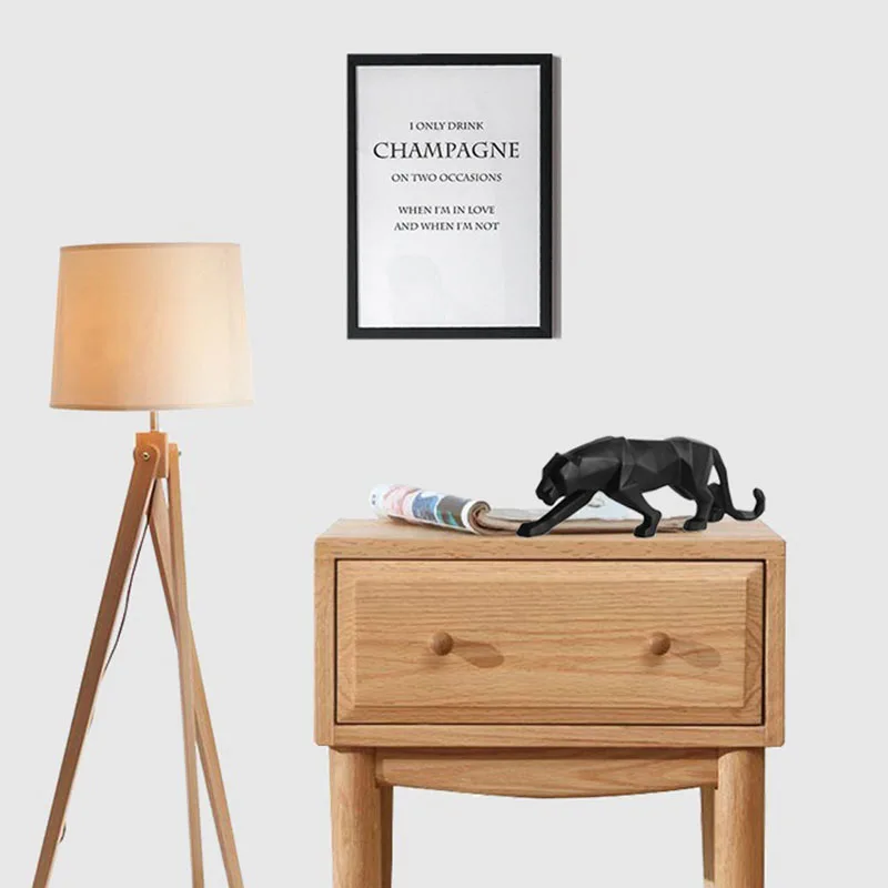 26 см полимерная леопардовая Модель поделки офисные украшения черная Золотая