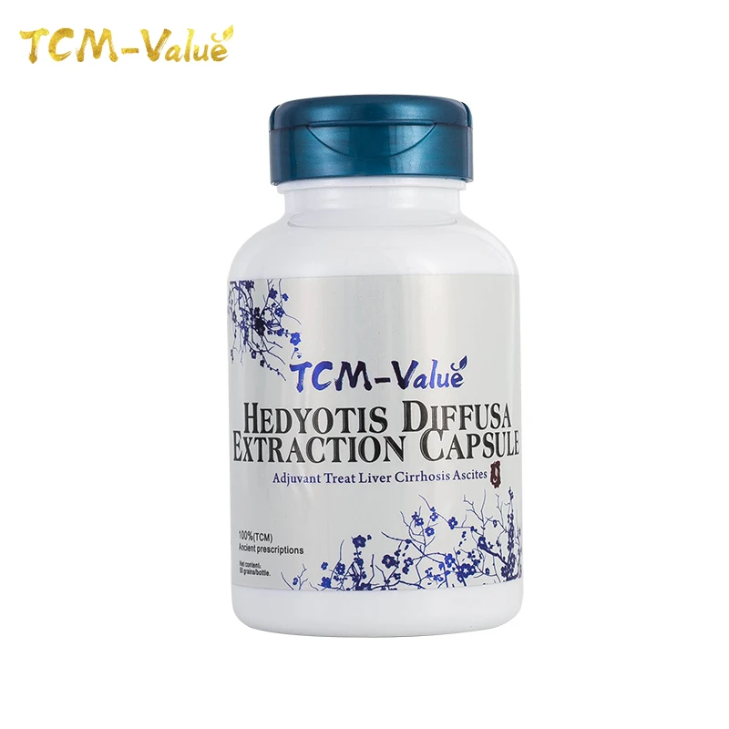 

TCM-Value Hedyotis Diffusa Extraction Capsule, Adjuvant Treat Liver Cirrhosis Ascites, Cure Cirrhosis Liver, Fatty liver, 50pcs