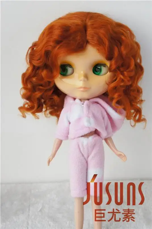 JD039 10-11 дюймов Популярные Длинные волны BJD парик для куклы мохеровый новейший из мягкого мохера волос для BJD куклы высокого качества куклы аксессуары
