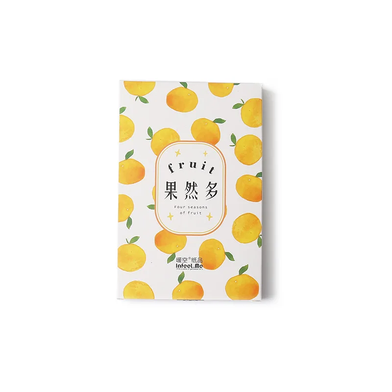 

30 Sheets/Set Novelty Four Seasons Of Fruit Paper Postcard Greeting Card Business Gift Card Message Card