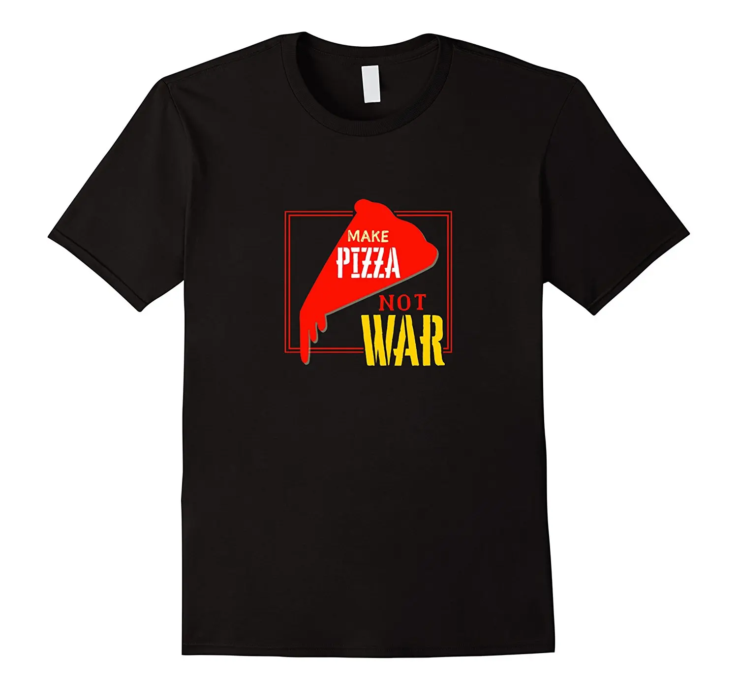Make Pizza Not War T-Shirt | Мужская одежда