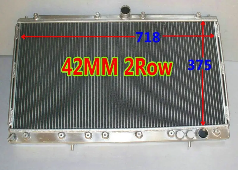 Алюминиевый радиатор для Mitsubishi 3000GT/GTO 1991 1999 2 ряда MT VR 4 Spyder 3 0 Turbo|radiator for mitsubishi|radiator