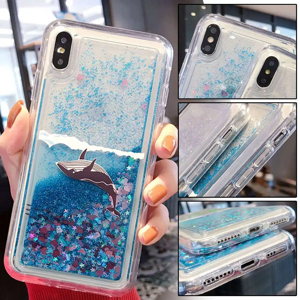 Чехол KISSCASE Whale для Huawei Mate 10 20 P30 P20 P10 Pro Lite Quicksand чехлы телефонов Honor 9 8 8X V20 | Мобильные