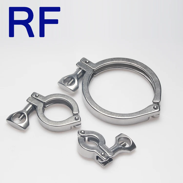 RF 3 5 &quotодноконтактный зажим из нержавеющей стали 304 тройной клевер санитарный