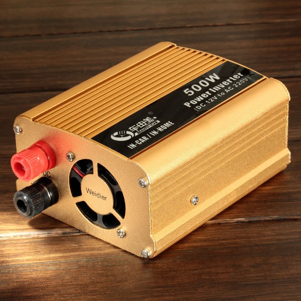 2015 New Inverter 12v-220v 500w USB Car Charger Power Bank Jump Starter Cargador Coche Battery 12 Volt Inversor Gold F434610 |