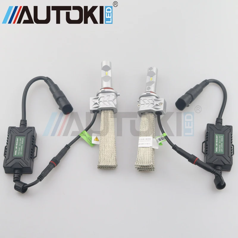 Autoki 72 Вт 8000LM CSP Автомобильные светодиодные фары 9005/HB3 9006/HB4 автомобильная
