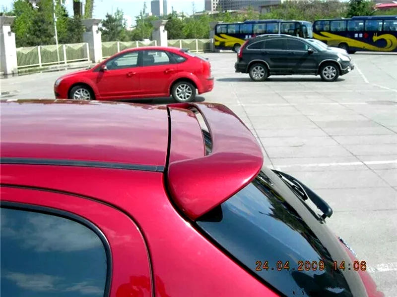Для peugeot 206 2006-2013 Высококачественный АБС-пластик задний спойлер грунтовка или DIY цветной 206 задний спойлер на крышу