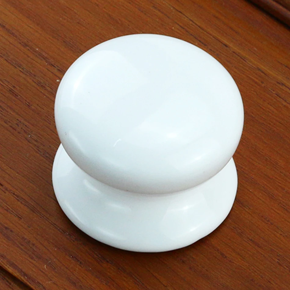 50 мм диаметр белый Керамика книжный шкаф дверные ручки комод calabash Кухня гардероб