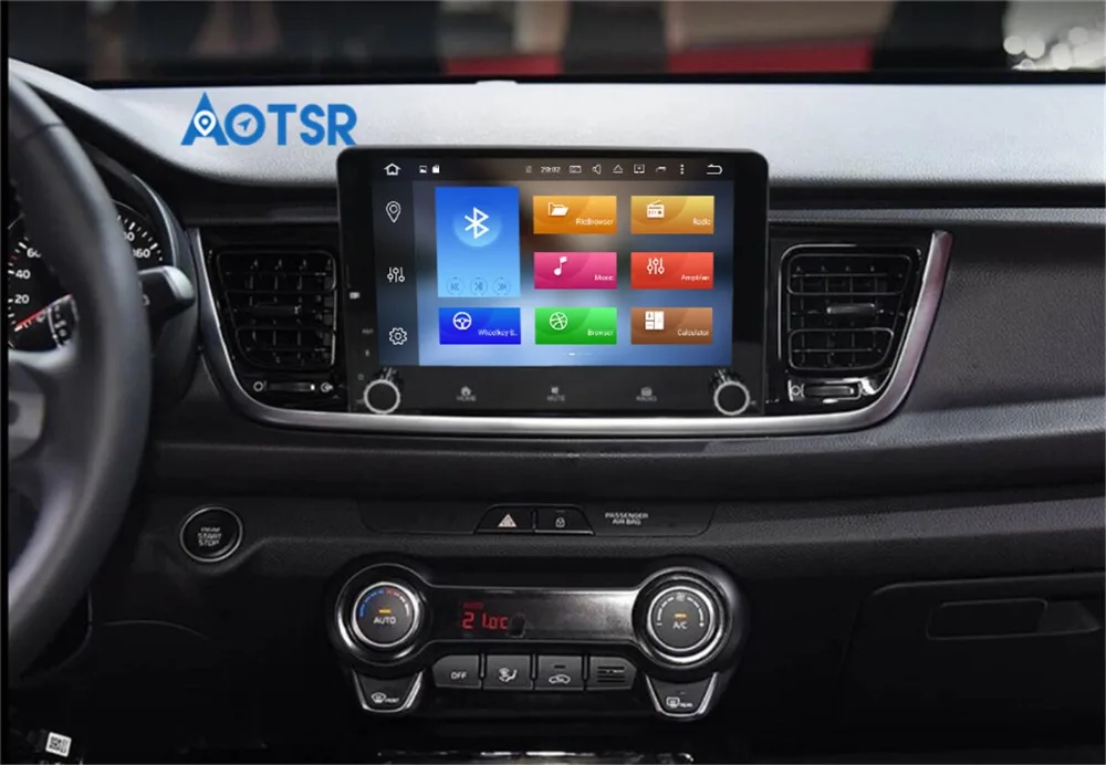 Новейший автомобильный DVD плеер Android 8 1 0 с GPS ДЛЯ KIA RIO радио 2017 2018 мультимедийный