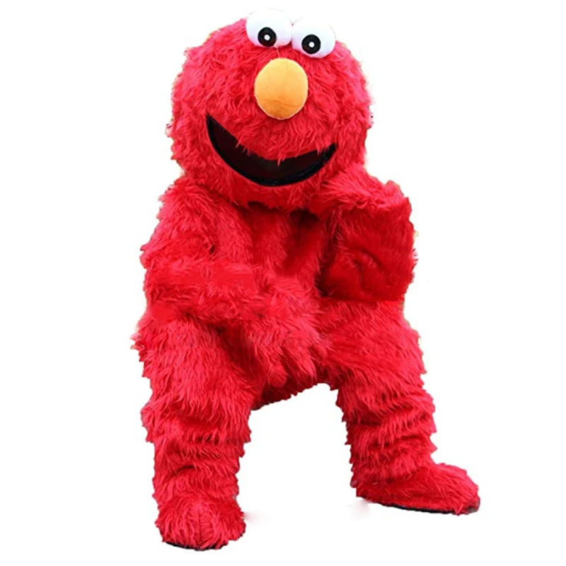 Костюм талисман Elmo Улица Сезам маскарадный костюм для вечевечерние