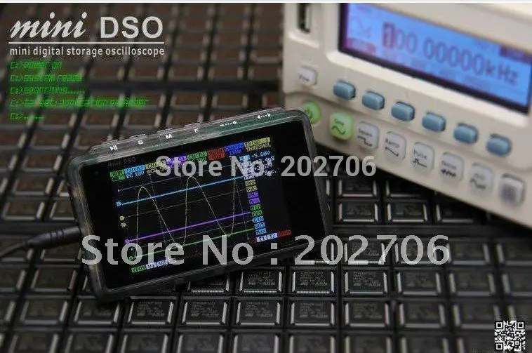 DS203 minidso карманный осциллограф DSO quad stm32 с открытым исходным кодом люкс хост