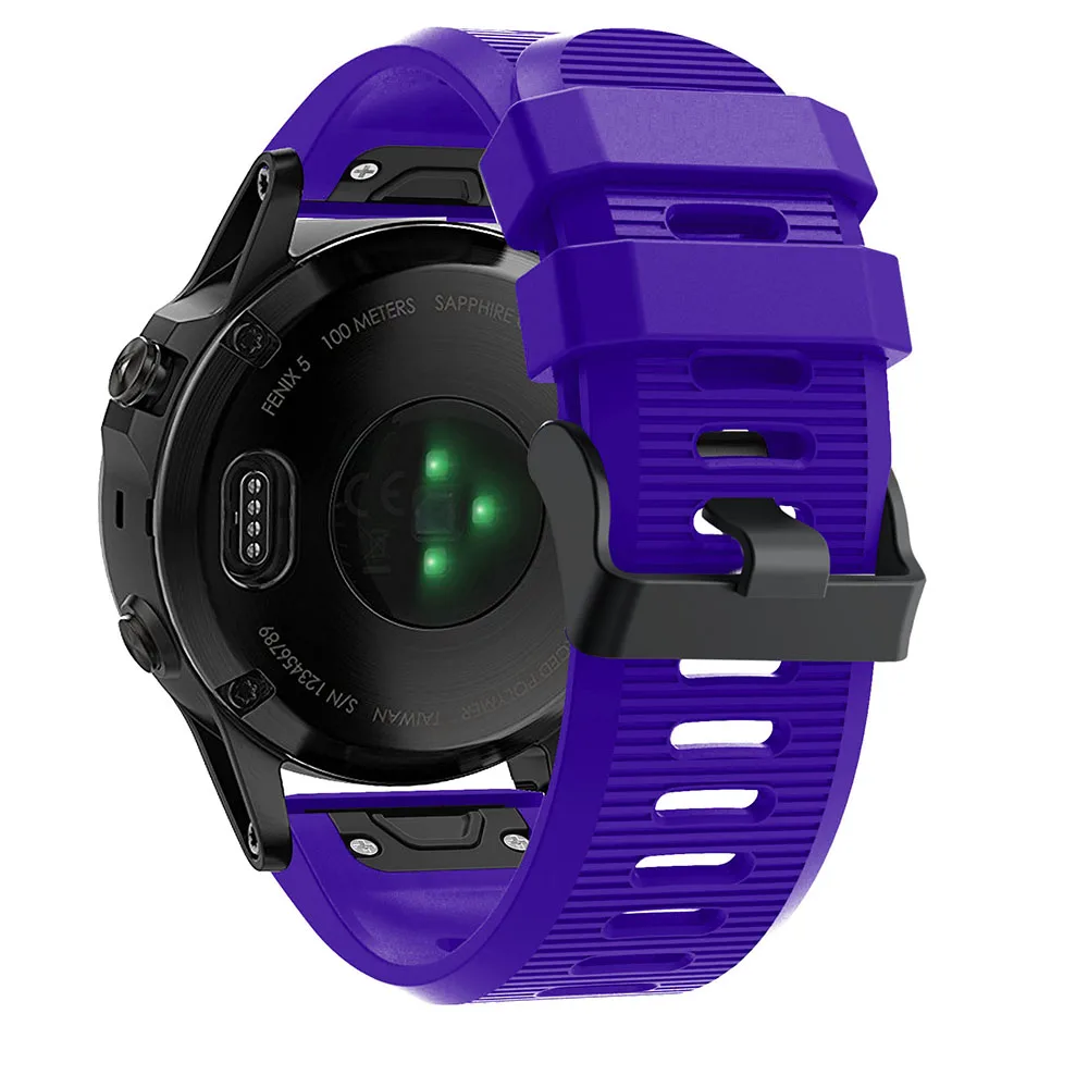 HeroIand 26 мм сменный силиконовый быстросъемный ремешок для часов Garmin Fenix 5X 6X 3 HR