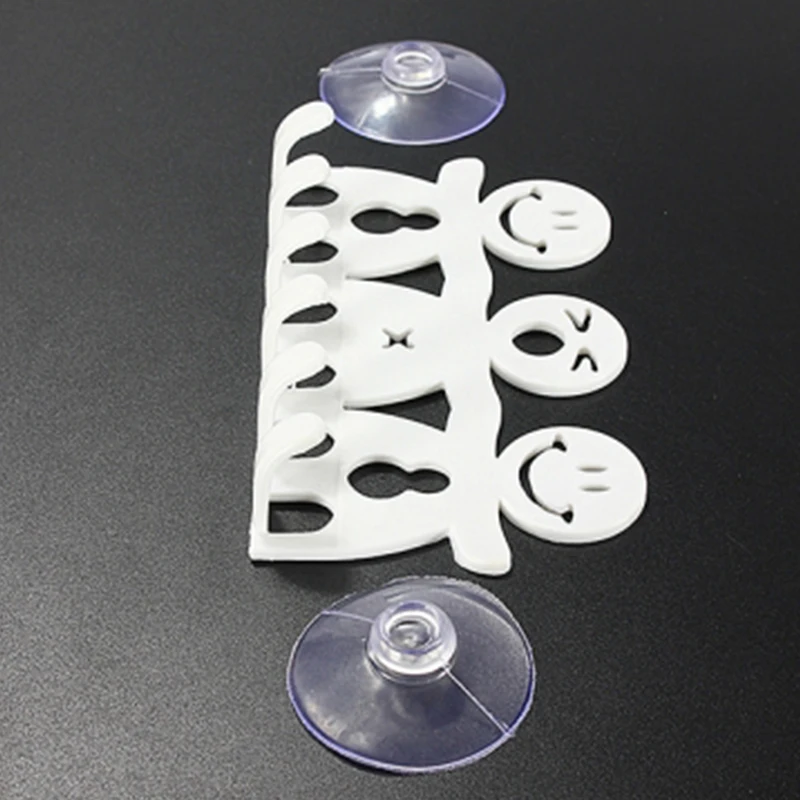 Аксессуары для украшения дома настенные присоски с улыбающимся лицом