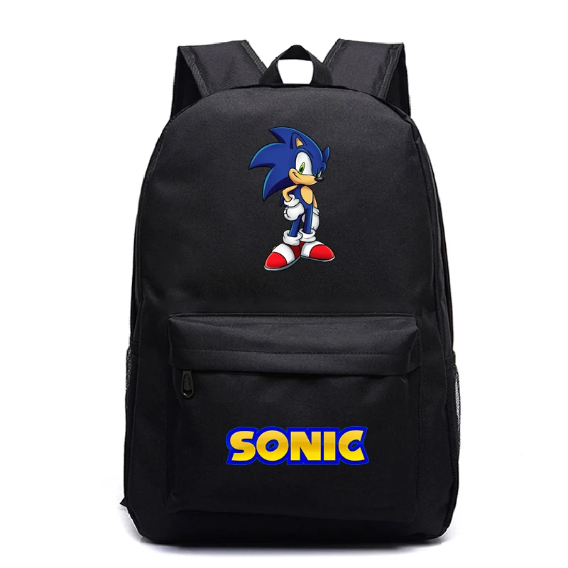 8 Sonic рюкзак, школьные сумки, модный шаблон, для студентов, для мальчиков и девочек, рюкзак для мужчин и женщин, рюкзак для ноутбука - Цвет: 8