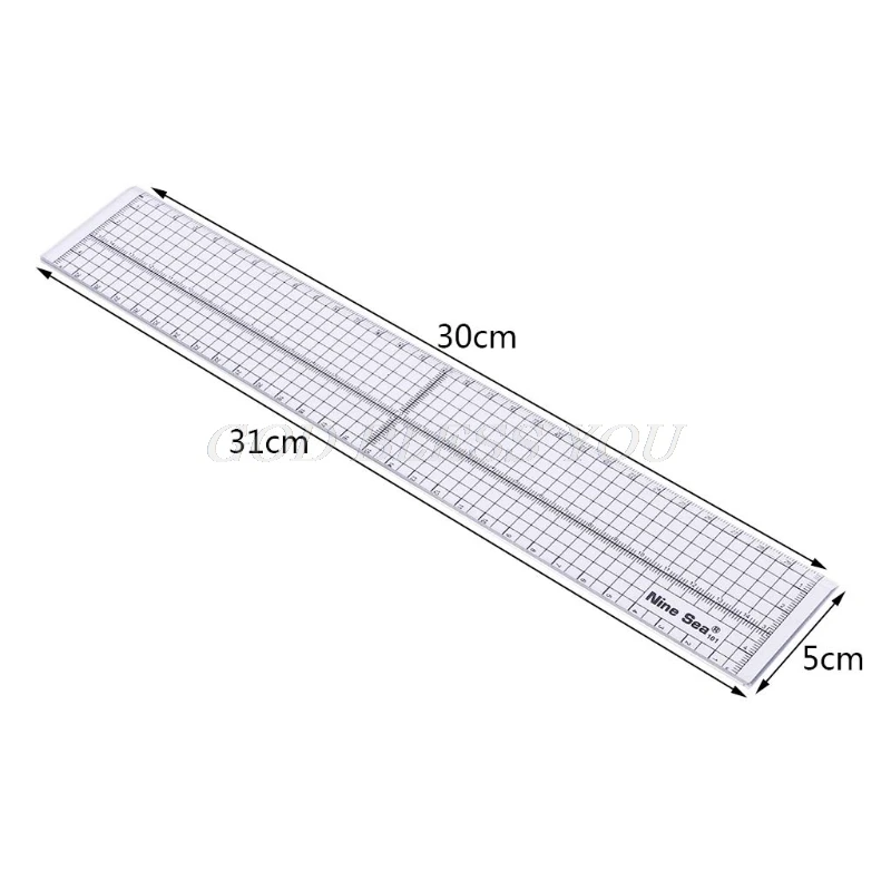 Стегальная швейная Лоскутная ног соответствие линейка сетка для резки края по