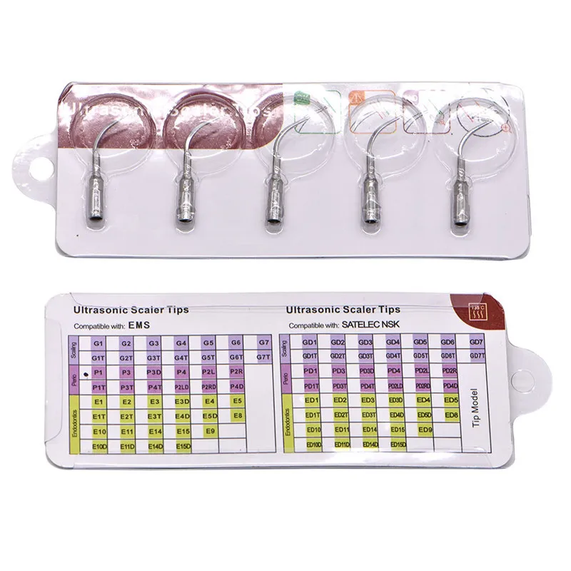 5 шт. ультразвуковые насадки для отбеливания зубов из нержавеющей стали | Красота