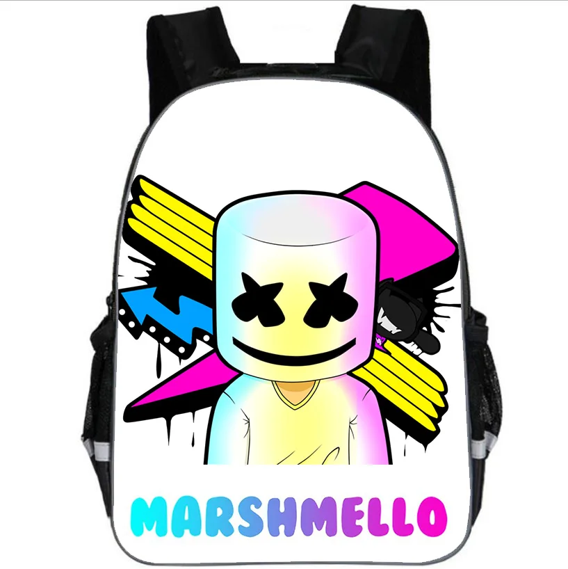 School bag DJ Marshmallow сумка Школьный рюкзак для подростков Marshmellow рюкзак детские школьные сумки ортопедические рюкзаки - Цвет: School bag