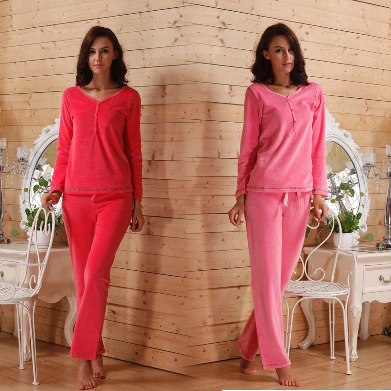 Новая брендовая зимняя пижама из плотного флиса домашняя бархатная Домашняя