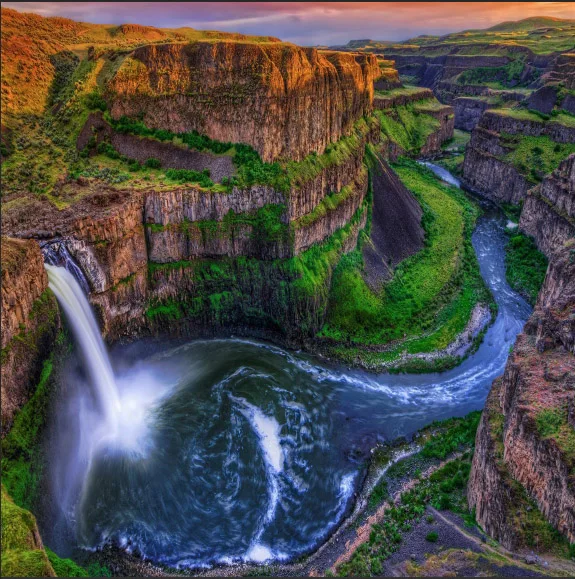 10x10FT Grand Canyon водопад река Зеленая Земля фотостудия фон пользовательские принты