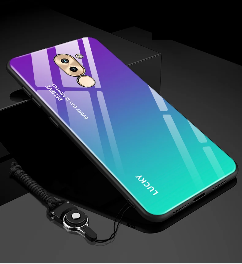 Чехол из закаленного стекла для huawei GR5 чехол для huawei GR 5 GR52017 Мягкий силиконовый чехол для телефона