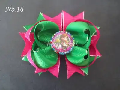 12 шт.,, 5,5 дюймов, лента, модные повязки на голову, заколка для волос, принцесса Эльза и Анна, мультяшная заколка для волос для детей