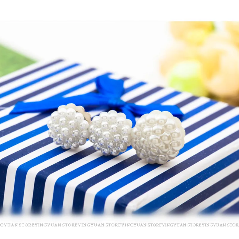 

XT28 wholesale fashion headwear scarf magnet brooch pearl flower hijab clips 12pcs/lot