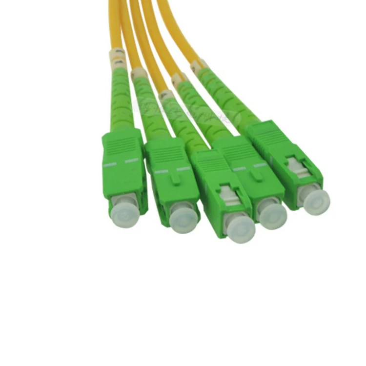 Бесплатная доставка SC/APC 1x4 PLC волоконно-оптический сплиттер с коннектором FTTH SC ABS