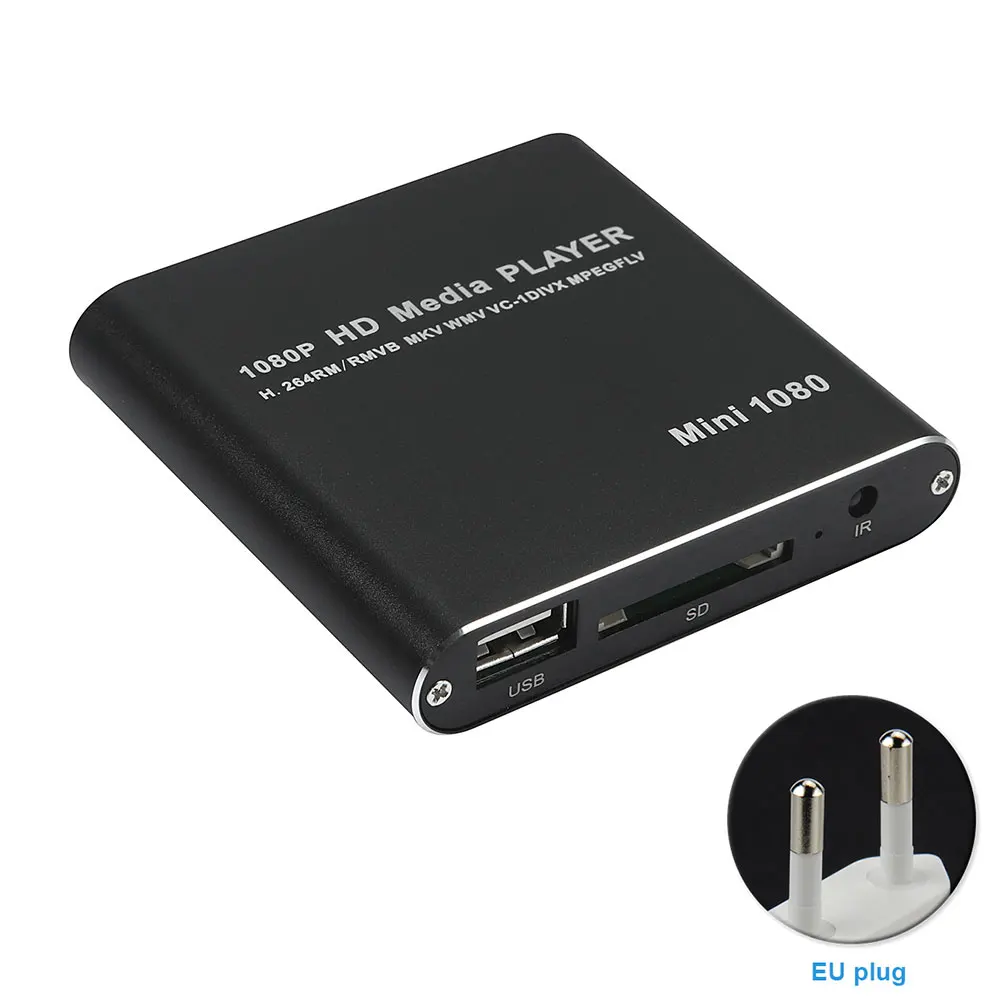 1080 P хост HDD медиаплеер домашний аудио плавное декодирование портативный AVI USB для