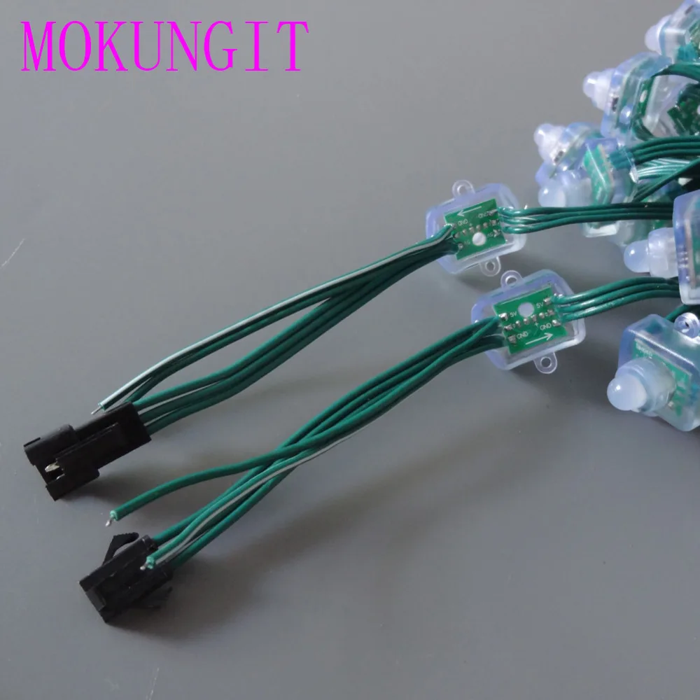Пиксельный модуль T1515 WS2811 12 мм 400 шт. 1 светодиод узел F8 RGB светодиодсветодиодный
