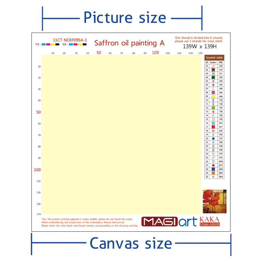 

Cross stitch kits,Embroidery needlework sets with printed pattern,11CT-canvas for Home Decor Painting,Animals Full NCKA057