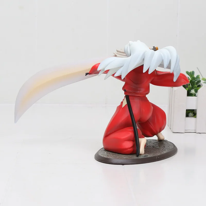 Inuyasha Yasha рисунок Sesshoumaru ПВХ расписная коллекция кукла аниме фигурки модель игрушки 18 см