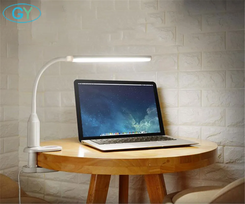 USB-светильник для книги 5 Вт белая настольная лампа чтения с памятью гибкий