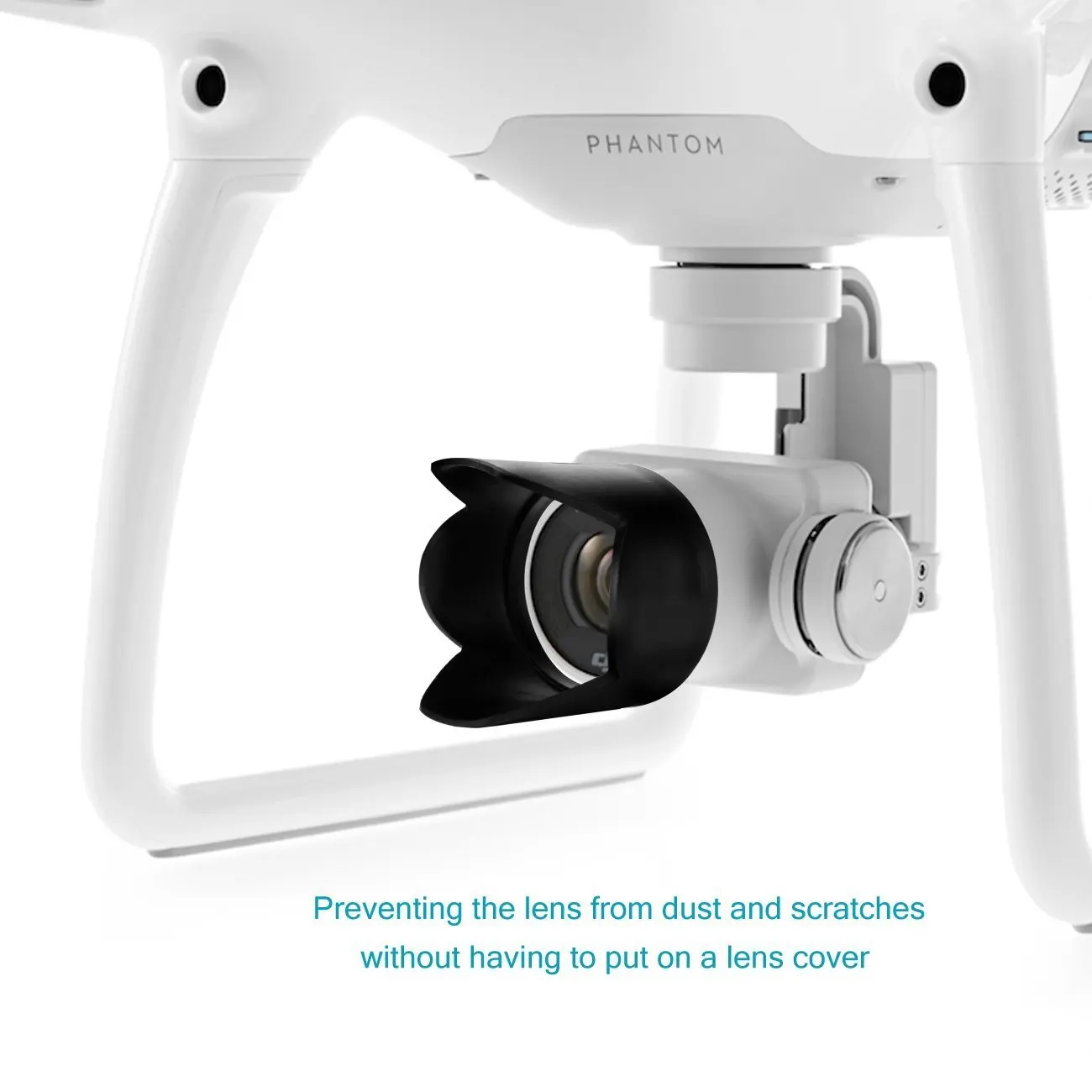 Бленда объектива для DJI Phantom 3 4 Крышка дрона крышка камеры антибликовое