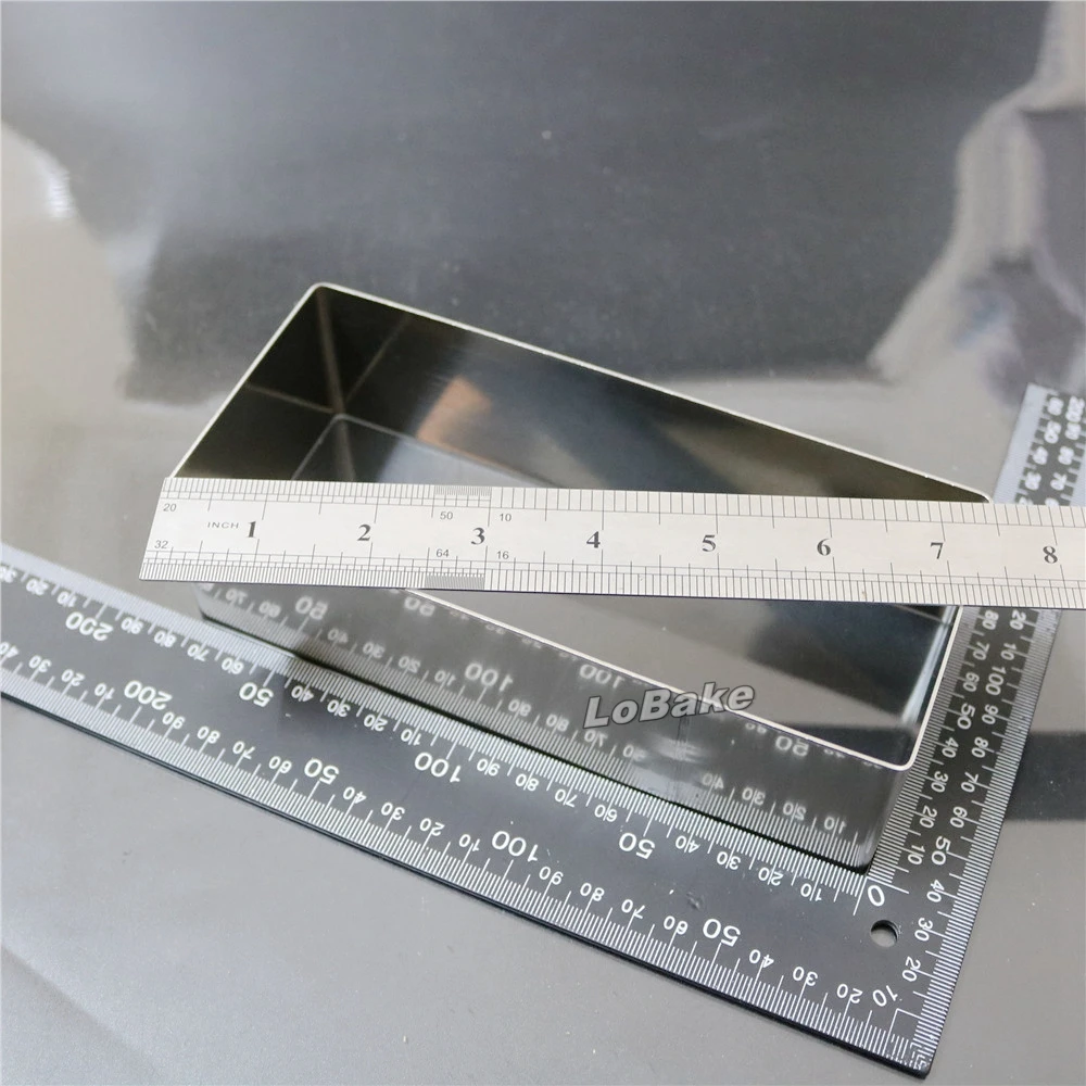 Высокое качество 7 5 дюйма 304 нержавеющая сталь Прямоугольная форма мусс кольцо