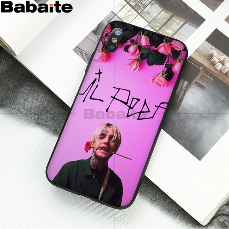 6 Babaite Lil Peep Lil Bo Peep узор ТПУ Мягкие аксессуары для телефонов Чехол для Apple iPhone 8 7 6 6S Plus X XS MAX 5 5S SE XR - Цвет: 6
