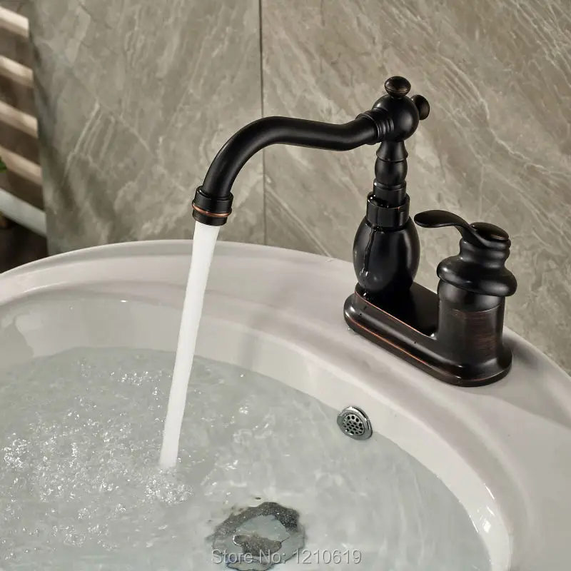 Uythner новый европейский стиль смеситель для раковины масло потертая бронза кран