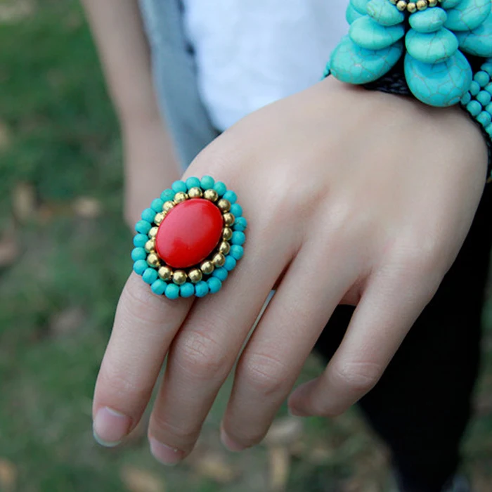 Оптовые этнические Драгоценности Таиланд Slack восковая веревка плетеная медные