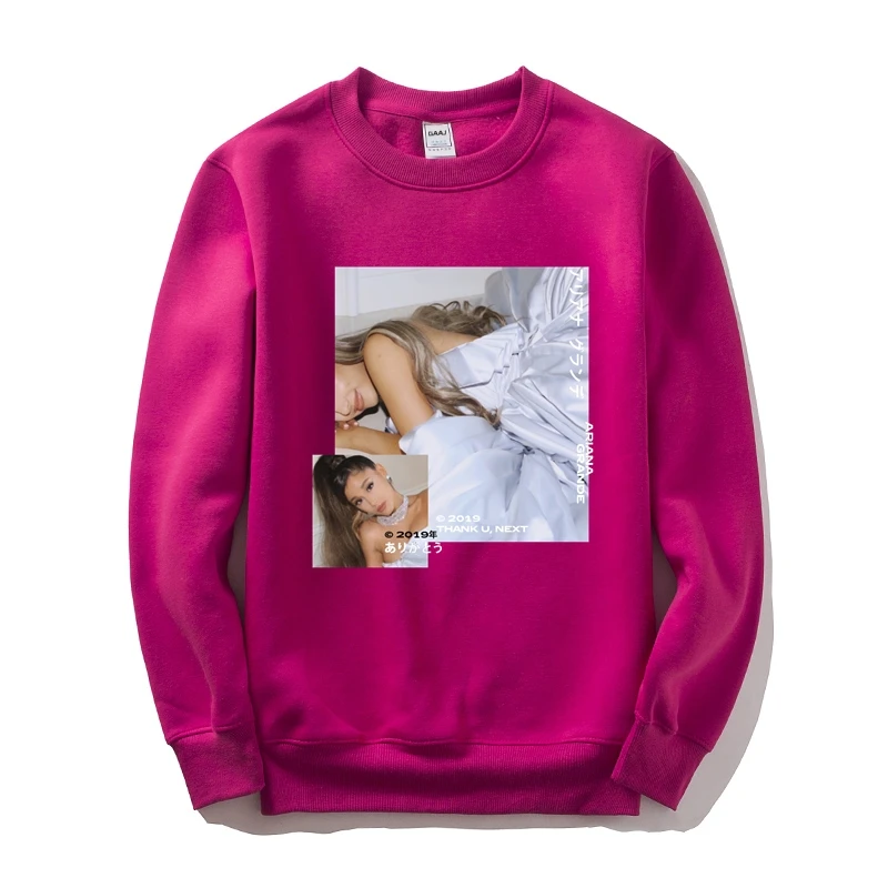 Эксклюзивное Платье Thank U Next Мужская и Женская Повседневная Толстовка с капюшоном спортивный костюм куртка одежда с принтом Повседневная новая флисовая