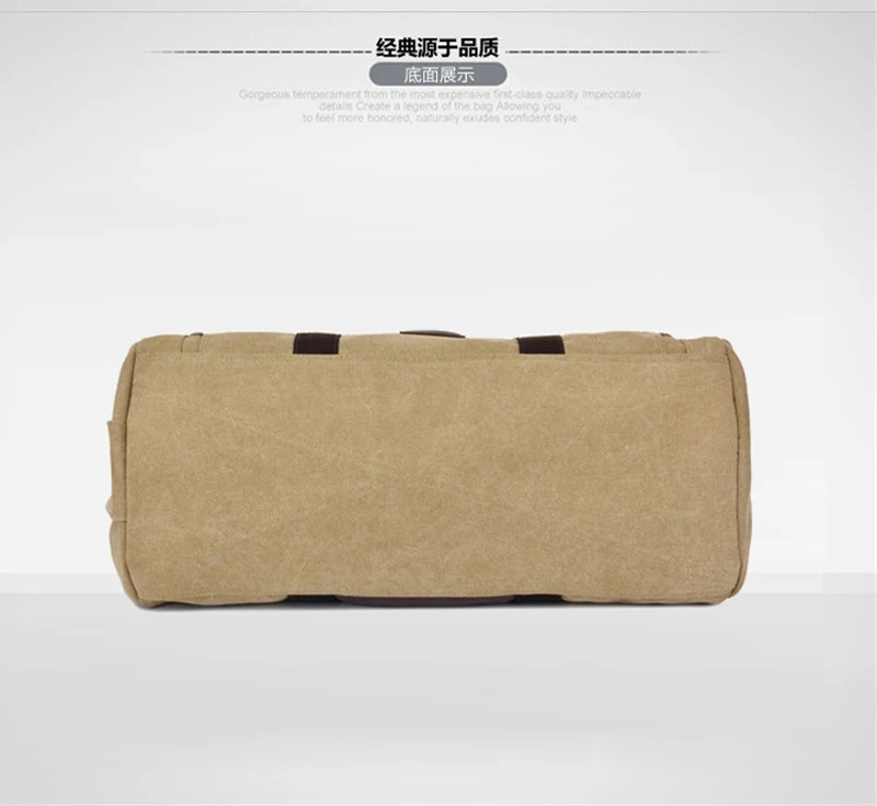 Новинка 2016 модная Холщовая Сумка для багажа в стиле милитари мужская дорожная