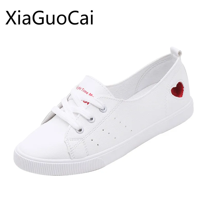 Модная женская обувь на плоской подошве со шнуровкой Женская повседневная из