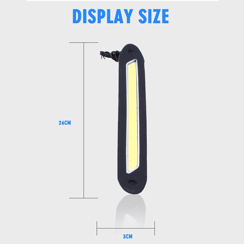 HLXG 2 шт. фара в сборе Гибкая Поворотная COB 32SMD светодиодная дневная ходовая DRL