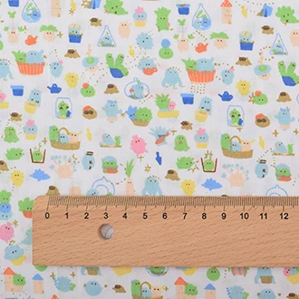 E 1 piece 50x160cm Chainho, Милая Мини-серия с героями мультфильмов, печатная саржевая хлопковая ткань, для шитья своими руками, простыня для детей и малышей, подушка, материал, полметра - Цвет: E 1 piece 50x160cm