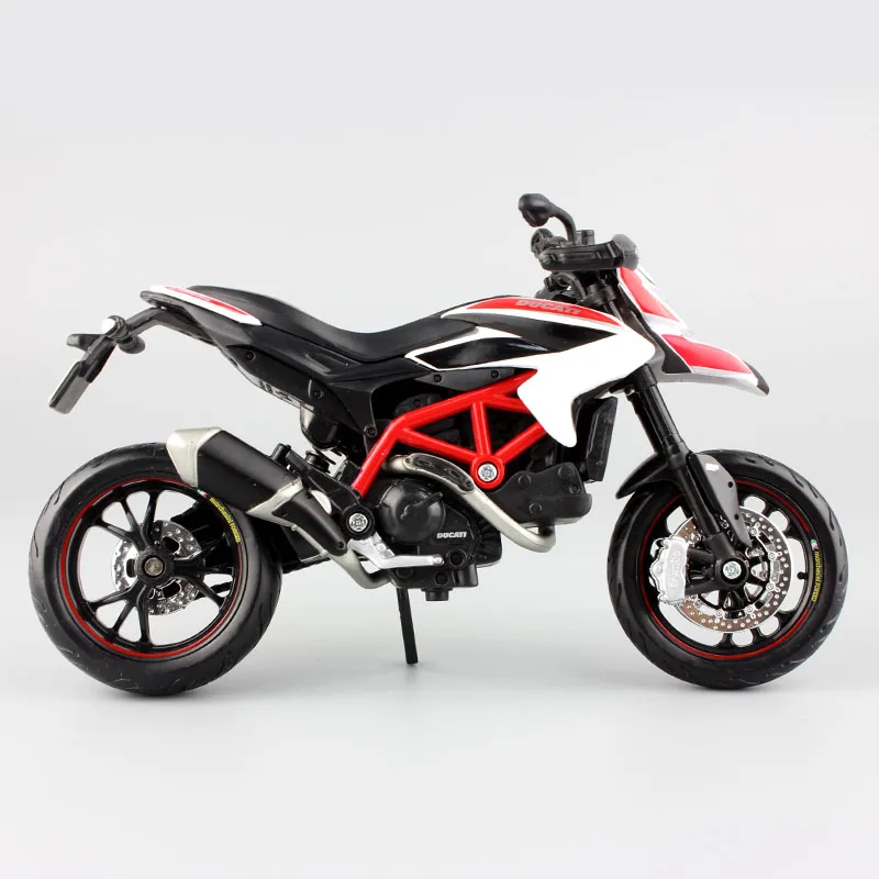 1/12 весы небольшой Hypermotaro 1100 EVO SP Corse supermotard Мотогонки металлический бак модель Авто