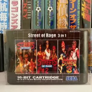 Улица Гнева 3 в 1 NTSC игровой картридж 16 бит карточная игра для MegaDrive / Genesis Системы