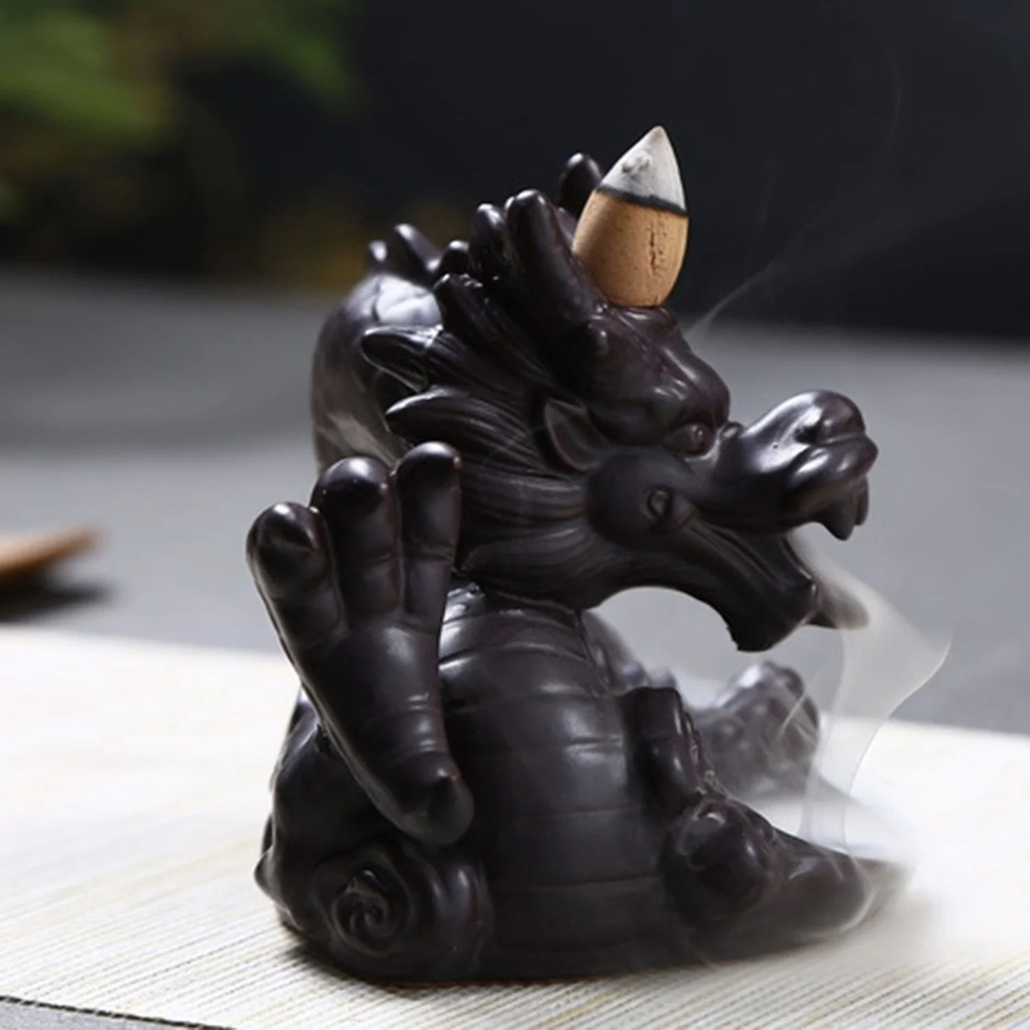 Hot Ceramic Traditional Chinese Dragon Incense Holder Porcelain Backflow Burner Smoke View Cool Burners | Дом и сад