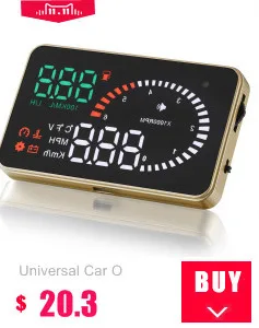Автомобильный HUD Дисплей OBDII автомобильная система авто км/ч об/мин газ напоминание сигнал тревоги параметры лобового стекла проектор дисплей